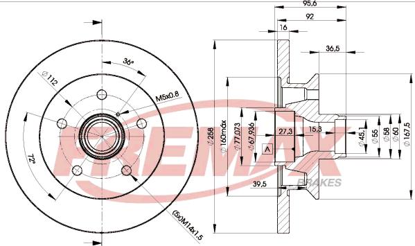 FREMAX BD-3113 - Kočioni disk www.molydon.hr