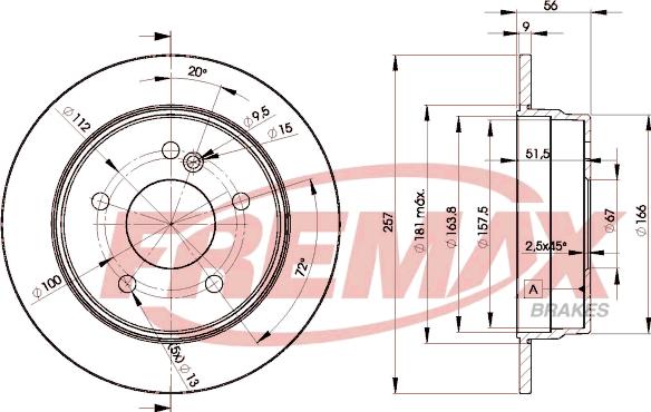 FREMAX BD-3181 - Kočioni disk www.molydon.hr