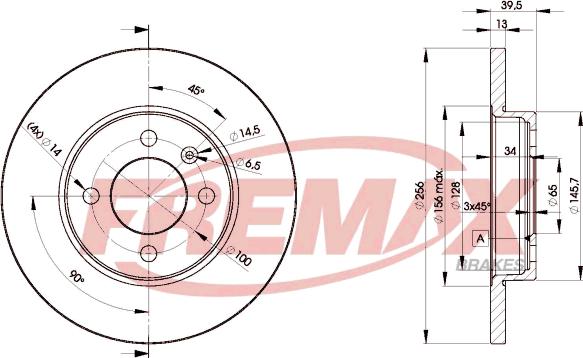 FREMAX BD-3392 - Kočioni disk www.molydon.hr