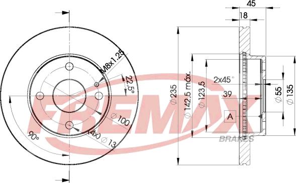 FREMAX BD-3254 - Kočioni disk www.molydon.hr