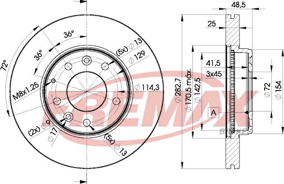 FREMAX BD-3269 - Kočioni disk www.molydon.hr