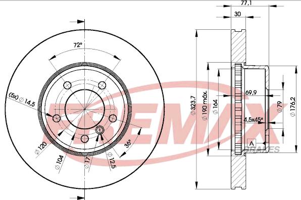 FREMAX BD-3221 - Kočioni disk www.molydon.hr