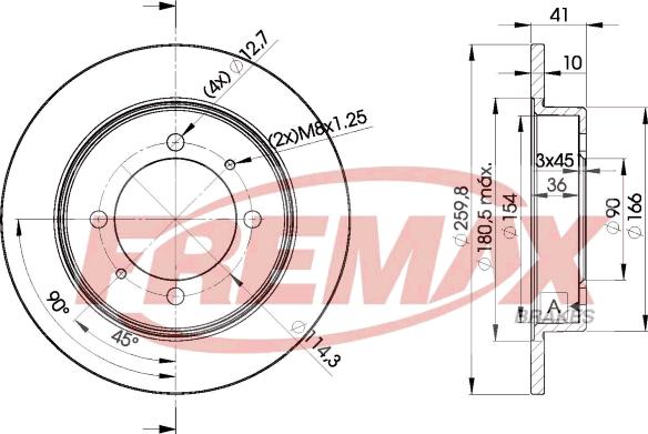 FREMAX BD-2940 - Kočioni disk www.molydon.hr