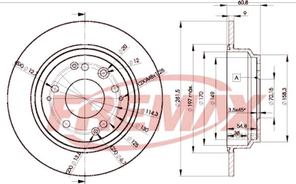 FREMAX BD-2469 - Kočioni disk www.molydon.hr