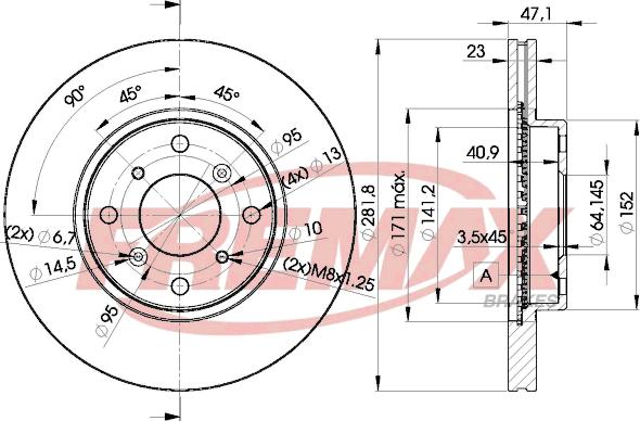 FREMAX BD-2585 - Kočioni disk www.molydon.hr