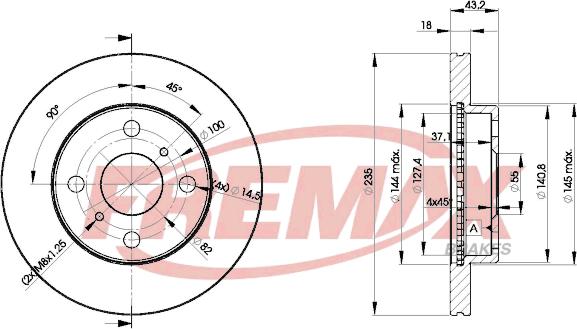 FREMAX BD-2020 - Kočioni disk www.molydon.hr