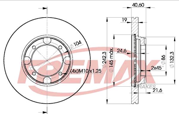 FREMAX BD-2135 - Kočioni disk www.molydon.hr