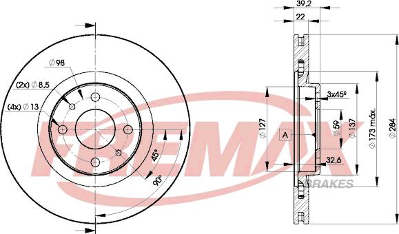 FREMAX BD-7947 - Kočioni disk www.molydon.hr