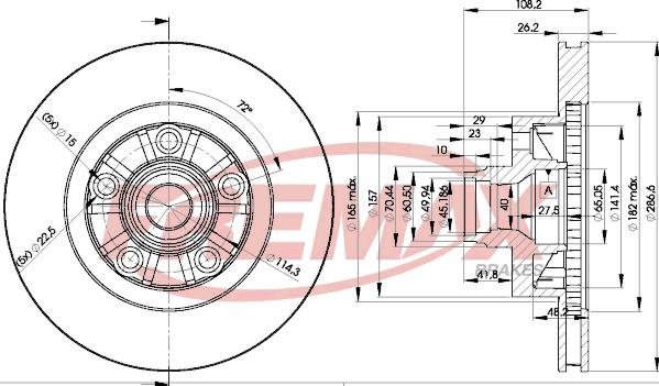 FREMAX BD-7923 - Kočioni disk www.molydon.hr