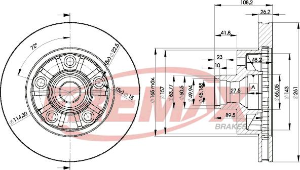 FREMAX BD-7922 - Kočioni disk www.molydon.hr