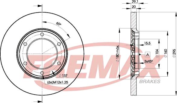 FREMAX BD-7000 - Kočioni disk www.molydon.hr