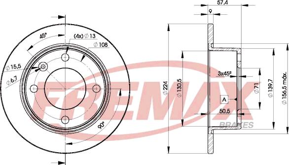 FREMAX BD-7811 - Kočioni disk www.molydon.hr