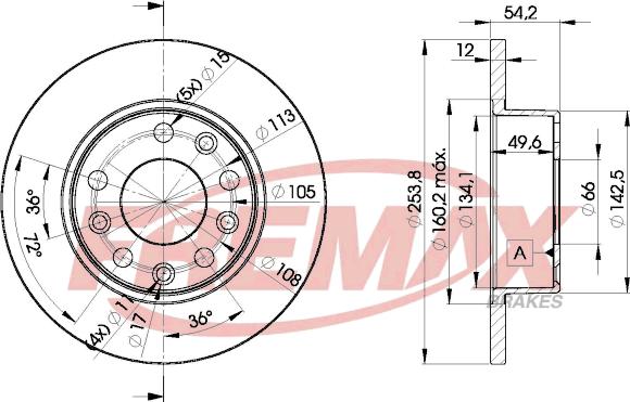 FREMAX BD-7307 - Kočioni disk www.molydon.hr