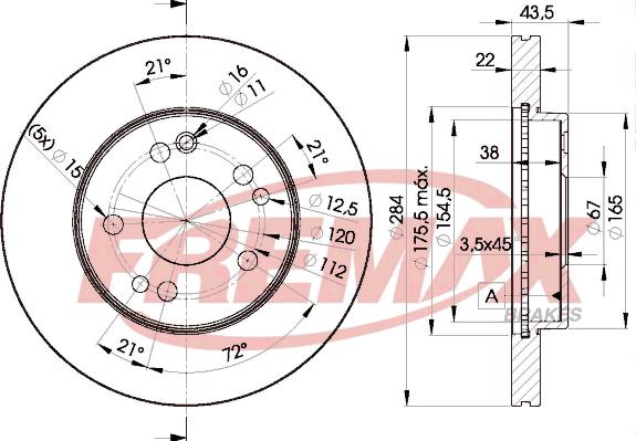 FREMAX BD-7200 - Kočioni disk www.molydon.hr