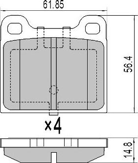 FREMAX FBP-0608 - Komplet Pločica, disk-kočnica www.molydon.hr