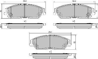 FREMAX FBP-0080 - Komplet Pločica, disk-kočnica www.molydon.hr