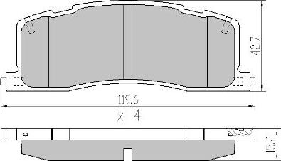 FREMAX FBP-0024 - Komplet Pločica, disk-kočnica www.molydon.hr