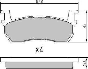 FREMAX FBP-0298 - Komplet Pločica, disk-kočnica www.molydon.hr