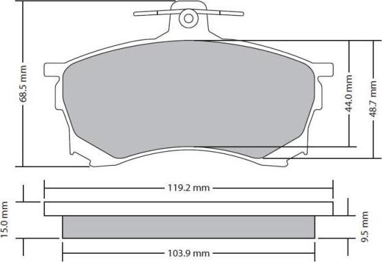 FREMAX FBP-1685 - Komplet Pločica, disk-kočnica www.molydon.hr