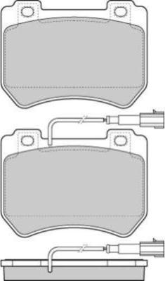 HELLA T1866 - Komplet Pločica, disk-kočnica www.molydon.hr