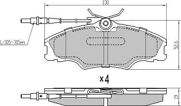 FREMAX FBP-1049 - Komplet Pločica, disk-kočnica www.molydon.hr