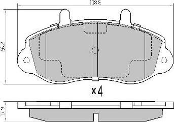 FREMAX FBP-1140 - Komplet Pločica, disk-kočnica www.molydon.hr