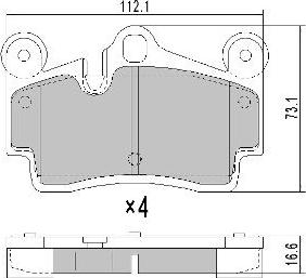 FREMAX FBP-1359 - Komplet Pločica, disk-kočnica www.molydon.hr