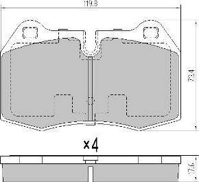 FREMAX FBP-1370 - Komplet Pločica, disk-kočnica www.molydon.hr