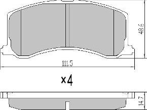 FREMAX FBP-1775 - Komplet Pločica, disk-kočnica www.molydon.hr