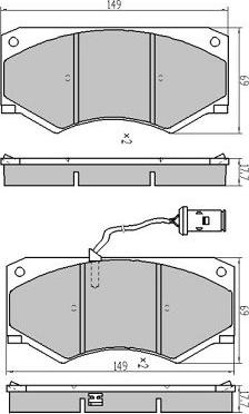 FREMAX FBP-2071 - Komplet Pločica, disk-kočnica www.molydon.hr