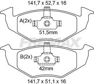 FREMAX FBP-2193 - Komplet Pločica, disk-kočnica www.molydon.hr