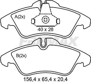 FREMAX FBP-2244 - Komplet Pločica, disk-kočnica www.molydon.hr