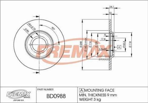 FREMAX FWI-5093 - Signalni kontakt, trosenje kočione plocice www.molydon.hr