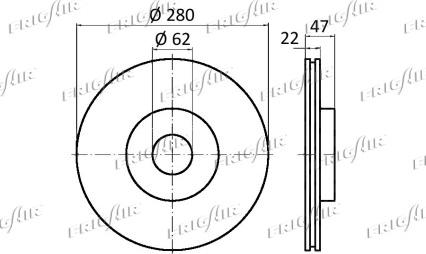 Frigair DC14.101 - Kočioni disk www.molydon.hr