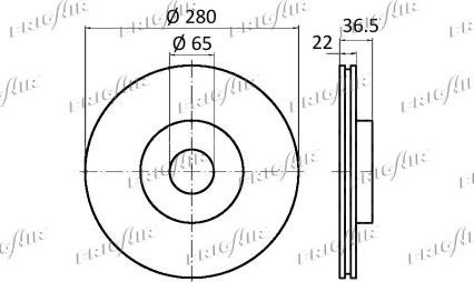 Frigair DC10.106 - Kočioni disk www.molydon.hr