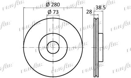 Frigair DC18.104 - Kočioni disk www.molydon.hr