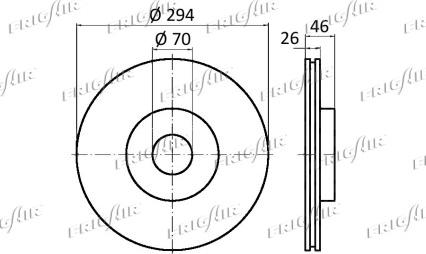 Frigair DC18.101 - Kočioni disk www.molydon.hr