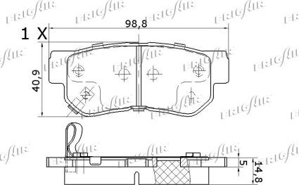 Frigair PD28.503 - Komplet Pločica, disk-kočnica www.molydon.hr