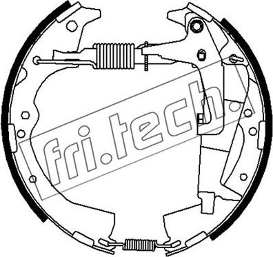 Fri.Tech. 16499 - Komplet kočnica, bubanj kočnice www.molydon.hr