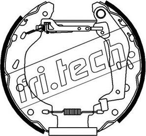 Fri.Tech. 16452 - Komplet kočnica, bubanj kočnice www.molydon.hr