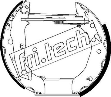 Fri.Tech. 16483 - Komplet kočnica, bubanj kočnice www.molydon.hr