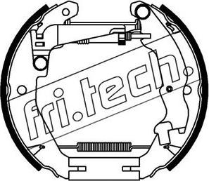 Fri.Tech. 16437 - Komplet kočnica, bubanj kočnice www.molydon.hr