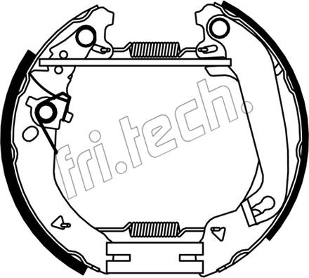 Fri.Tech. 16552 - Komplet kočnica, bubanj kočnice www.molydon.hr