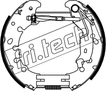 Fri.Tech. 16557 - Komplet kočnica, bubanj kočnice www.molydon.hr