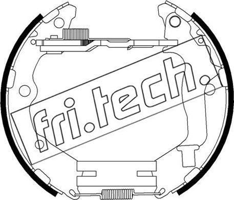 Fri.Tech. 16506 - Komplet kočnica, bubanj kočnice www.molydon.hr