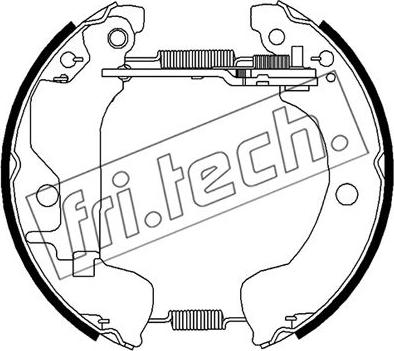 Fri.Tech. 16507 - Komplet kočnica, bubanj kočnice www.molydon.hr