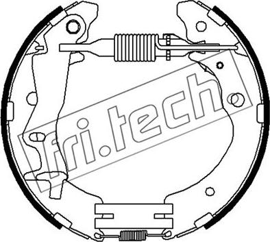 Fri.Tech. 16517 - Komplet kočnica, bubanj kočnice www.molydon.hr