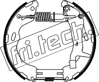 Fri.Tech. 16538 - Komplet kočnica, bubanj kočnice www.molydon.hr