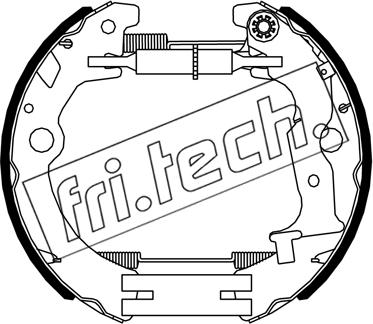 Fri.Tech. 16525 - Komplet kočnica, bubanj kočnice www.molydon.hr