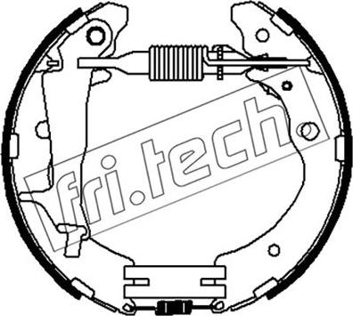 Fri.Tech. 16523 - Komplet kočnica, bubanj kočnice www.molydon.hr